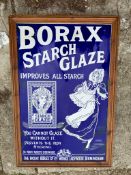 Borax Starch Glaze Enamel Sign