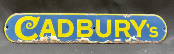 Cadburys Blue Enamel Strip