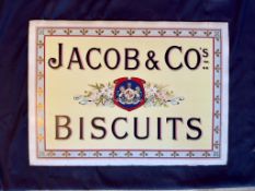 Advertising:  Jacob & Co's Biscuits Showcard