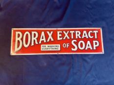Advertising: Borax Extract Of Soap Tin Sign