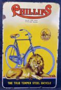Advertising: Phillips Cycles Enamel Sign