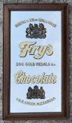 Advertising:  Fry's Chocolate 300 Gold Medals Framed Mirror