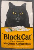 Advertising: Black Cat enamel sign