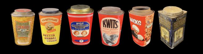 Advertising: Mentho-Lyptus/ Lozenge Screw Top Tins