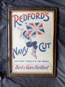 Advertising:  Redford's Navy Cut Tobacco Framed