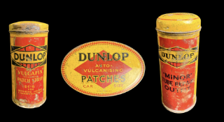 A Trio of Dunlop tube repair tins