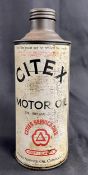 A Citex Motor Oil Can