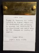 An Advertising desk notepad for Leo Motor Spirit