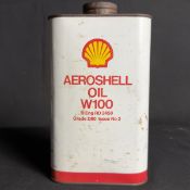 An Aeroshell quart oil tin Quart