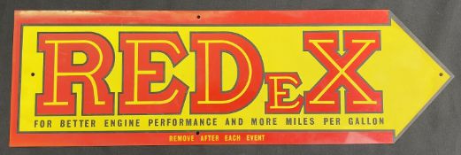 A Redex Fuel Additive Sign