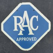 A Double Sided RAC Enamel Advertising Sign