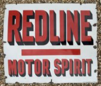 A Redline Motor Spirit Enamel Sign