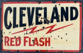 A Cleveland Red Flash Enamel Sign