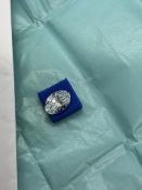 PRETTY OVAL BRILLIANT CUT LOOSE DIAMOND 5.04CT COLOUR F VS2