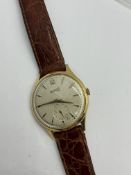 EBERHARD VINTAGE MANUAL WATCH SET IN 18ct GOLD