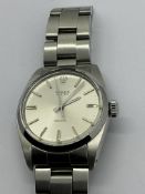 ROLEX OYSTER PRECISION STAINLESS STEEL WATCH 