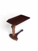 An early 20th century mahogany invalid table by Carters Ltd