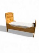 A vintage Austrian pine single bed