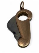 A small ‘pocket’ cigar cutter