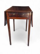 A George III mahogany pembroke table