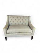 A contemporary 'love seat' settee by George Smith