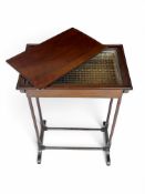 A Regency mahogany and rosewood crossbanded flower table or jardiniere attributed to Gillows