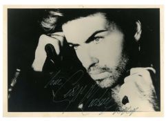 George Michael 1990s Autographed Photograph From His Parents Home (UK)