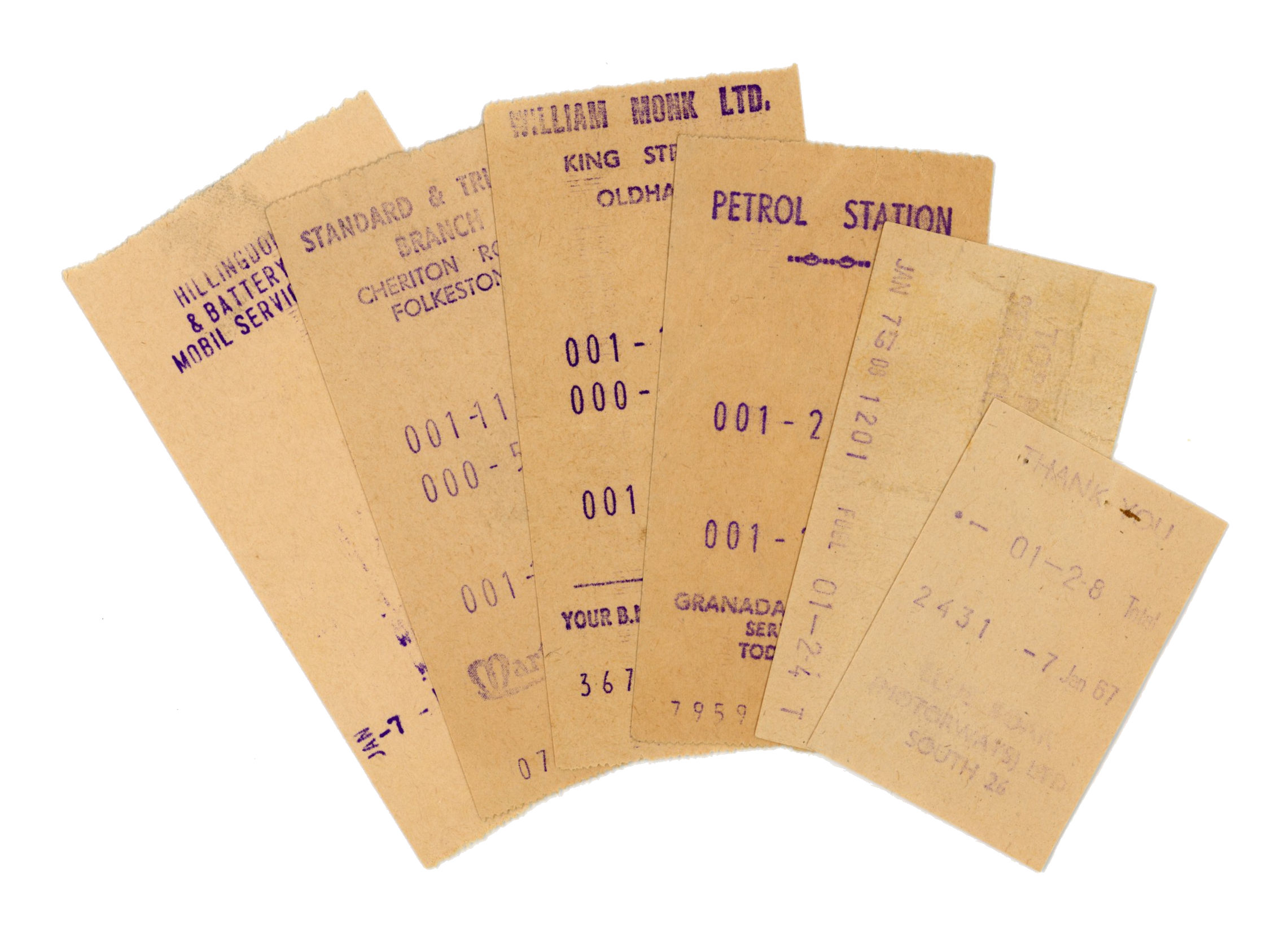Jimi Hendrix First European Tour 1967 Receipts Collection (UK) - Image 4 of 5