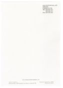 Ray Davies Konk Studios Letterhead Sheets (UK)