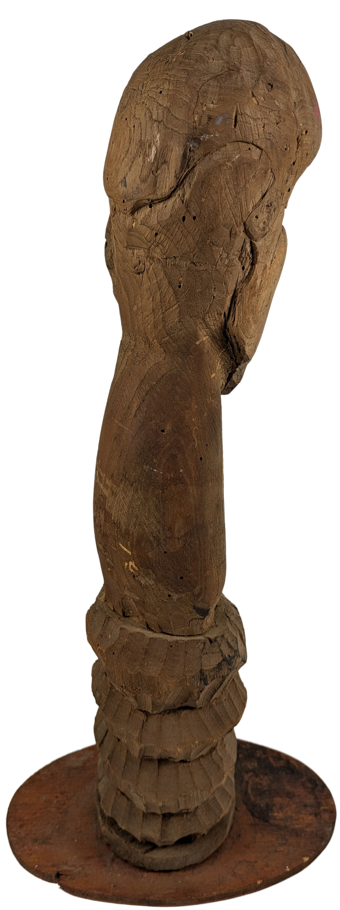 Bonzo Dog Doo-Dah Band Vivian Stanshall Carved Wooden Figure (UK) - Image 4 of 6