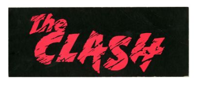 The Clash 1970s Promotional Shop Display Board (UK)