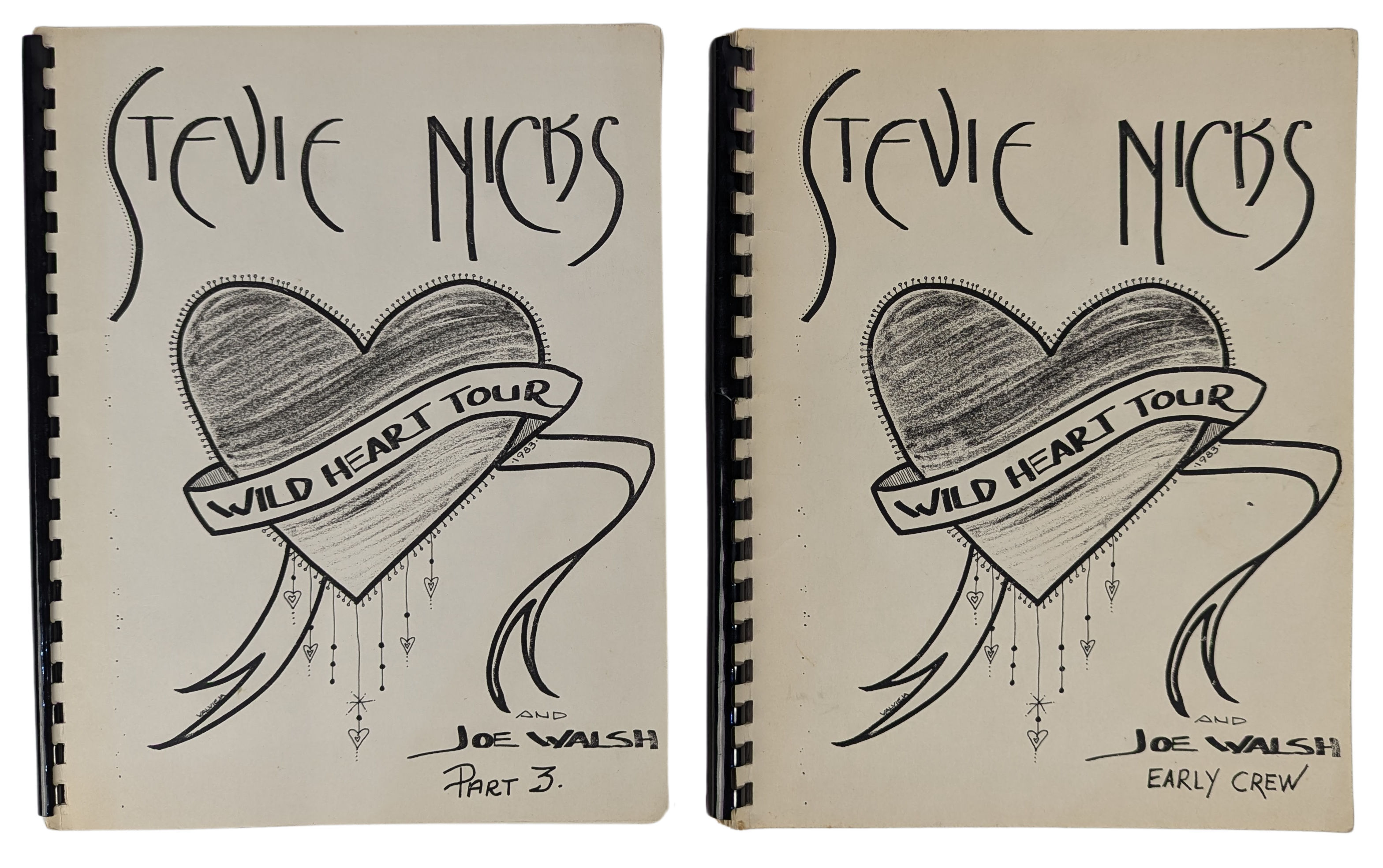 Stevie Nicks Wild Heart Tour 1983 Itineraries (USA)
