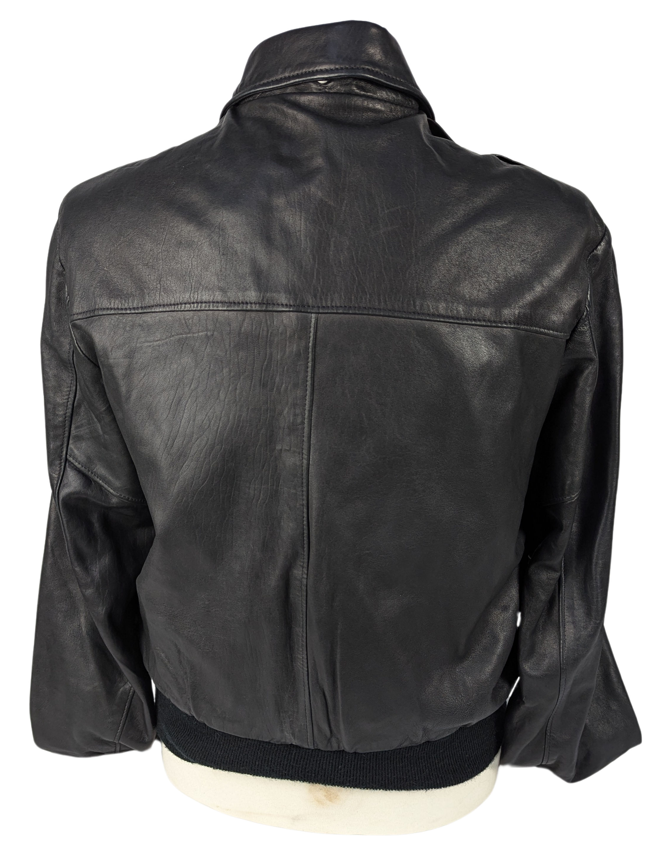 Genesis 1986/1987 Invisible Touch Tour Black Leather Jacket - Image 2 of 3
