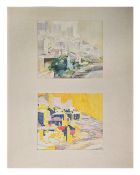 Led Zeppelin Related Zacron Two Landscape Pictures Signed On The Mount (UK)