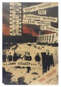 The Clash 1977 Remote Control CBS Records Promotional Poster (UK)