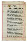 Peter Grant 1964 Signed Managers Contract (UK)
