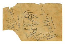 The Jimi Hendrix Experience, Brian Jones & Eric Burdon 1967 London Autographs (UK)