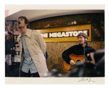 Oasis 1990s Michael Spencer Jones Colour Signed Photographs (UK)
