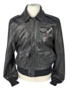 Genesis 1986/1987 Invisible Touch Tour Black Leather Jacket
