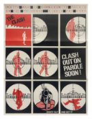 The Clash (White Man) In Hammersmith Palais 1978 CBS Promotional Poster (UK)