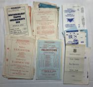 A varied collection of Eastern Counties Omnibus (60+) and Great Yarmouth Corporation timetable and