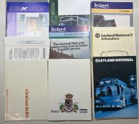 Manufacturer brochures and factsheets and a 70 years of Leyland poster. Predominantly Leyland