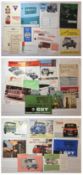Various commercial vehicle manufacturer brochures including AEC, Commer, Guy, Karrier, Morris and
