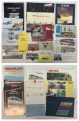 A selection of vehicle manufacturer brochures and fact sheets including AEC, Bedford, Daimler,