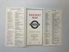 1934 No 2 London Transport Underground Beck pocket map in very good condition. This is the first map