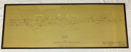 British Rail London Bridge - Charing Cross diagram 20 May 1976 (Glass is broken)