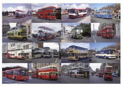 1000+ colour slides taken from 1992-1994 of UK-based buses and coaches in service (860+),