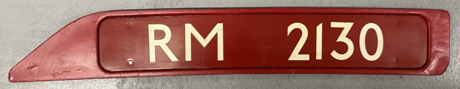 RM 2130 bonnet plate ex-used condition. Delivered in February 1965 and entered service from AC. It