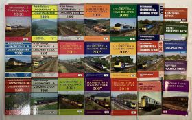 Quantity of Platform 5 railway spotters books issued between 1990 and 2019. (23)