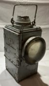 Grey Southern Railway Lamp. In as used condition.